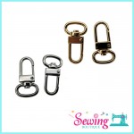 RING - EGG SHAPE-METAL-1.5CM (2PC/PK)